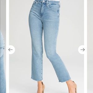 Good American Good Straight Split Pocket